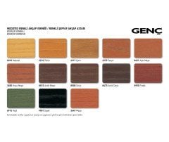 Genç Renkli Ahşap Verniği