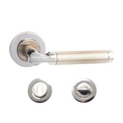 Nobel Çankaya Krom İnox Rozetli Kapı Kolu