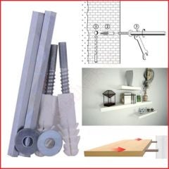 Osena Gizli Raf Tutucu 8 mm 10 cm