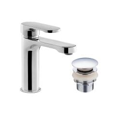 Moon Regular Lavabo Bataryası Otomatik Sifonlu - Chrome / 1/2