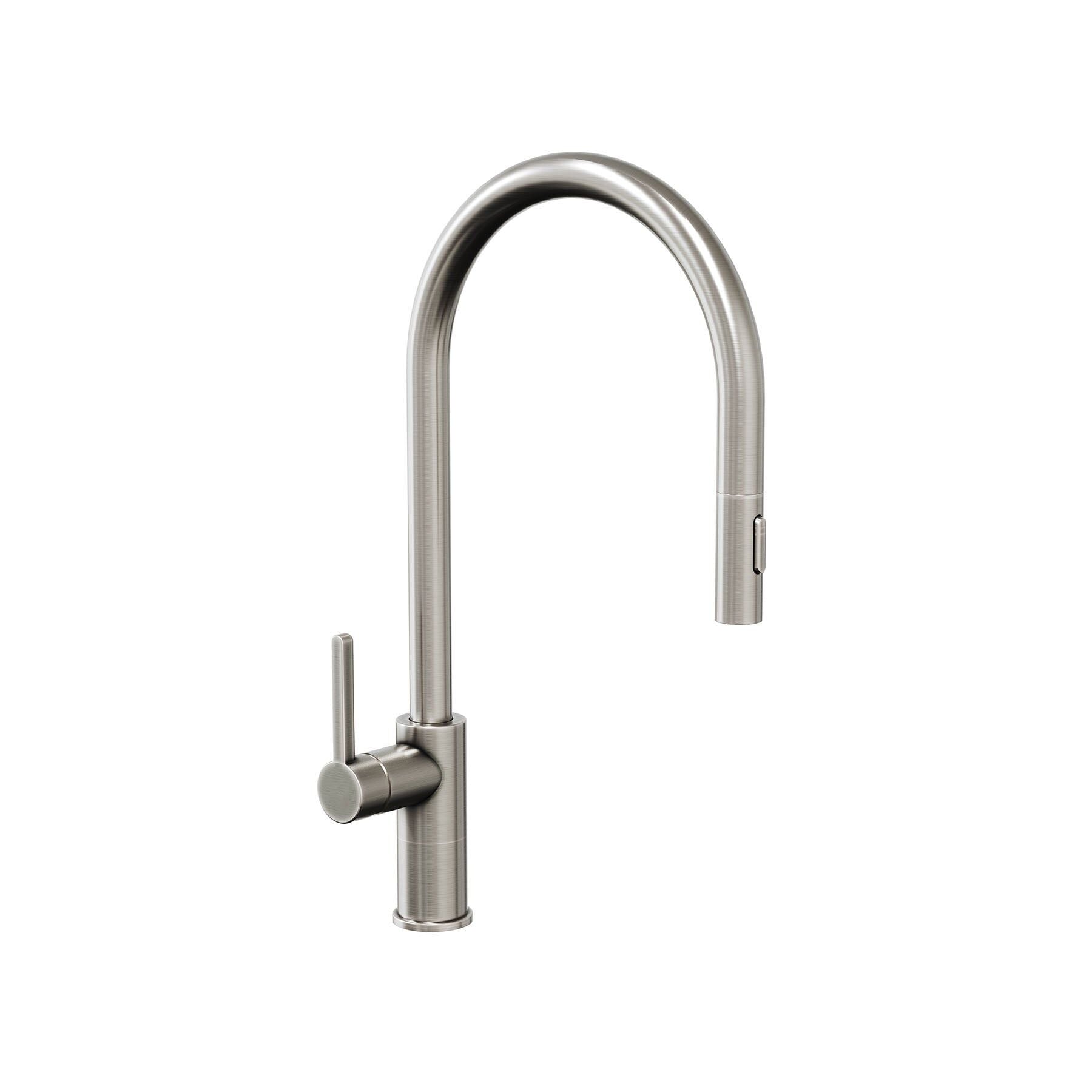 Eterno Spiralli Mutfak Bataryası C Tipi - Brushed Nickel PVD / 1/2
