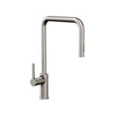 Eterno Spiralli Mutfak Bataryası U Tipi - Brushed Nickel PVD / 1/2