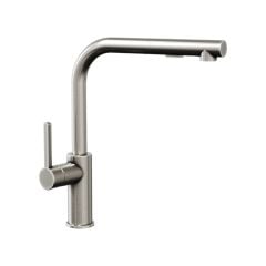Eterno Spiralli Mutfak Bataryası L Tipi - Brushed Nickel PVD / 1/2