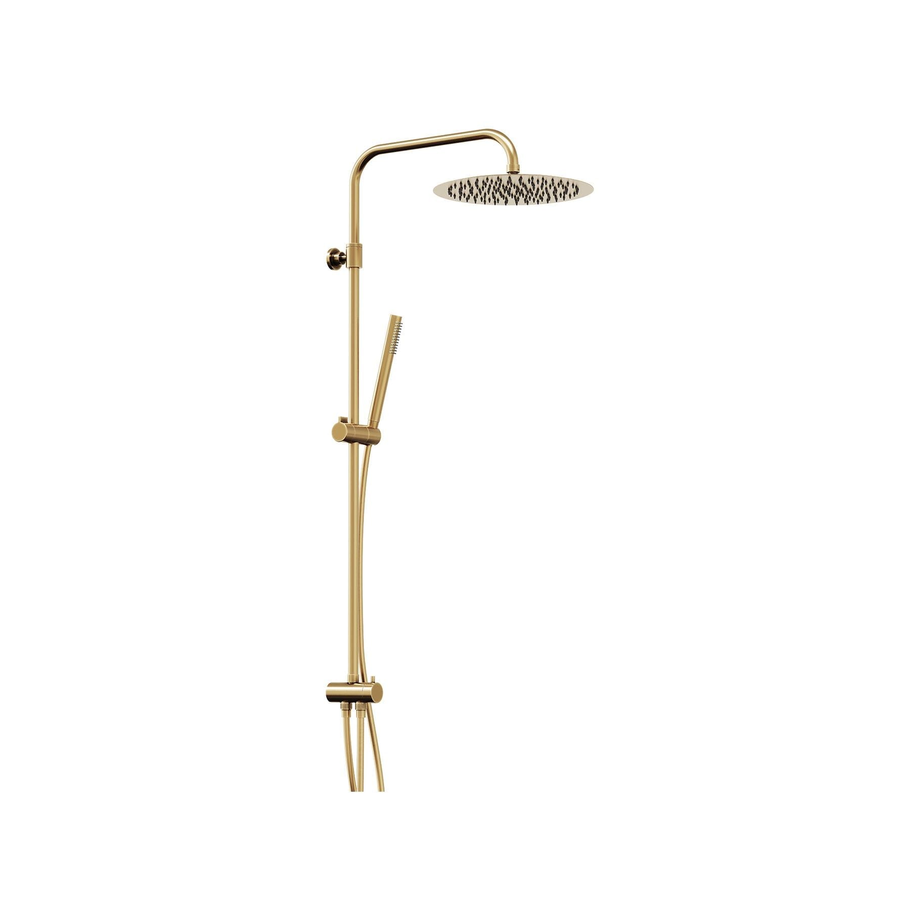 Eterno Rain Duş Seti - Brushed Gold