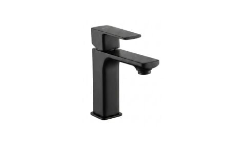 Adell Bloc Siyah Regular Lavabo Bataryası