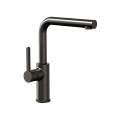 Eterno Lavabo Bataryası Döner Borulu L Tipi - Titanium PVD / 3/8