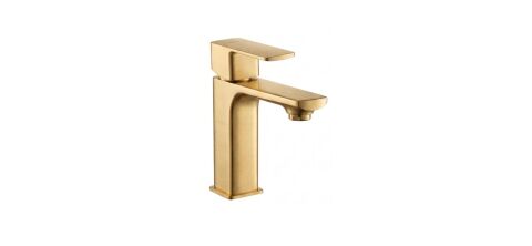 Adell Bloc Gold Mat Regular Lavabo Bataryası