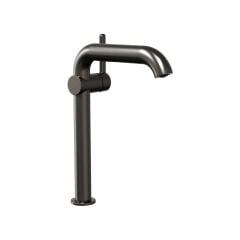Eterno Tall Lavabo Bataryası Yandan Kollu - Titanium PVD / 3/8