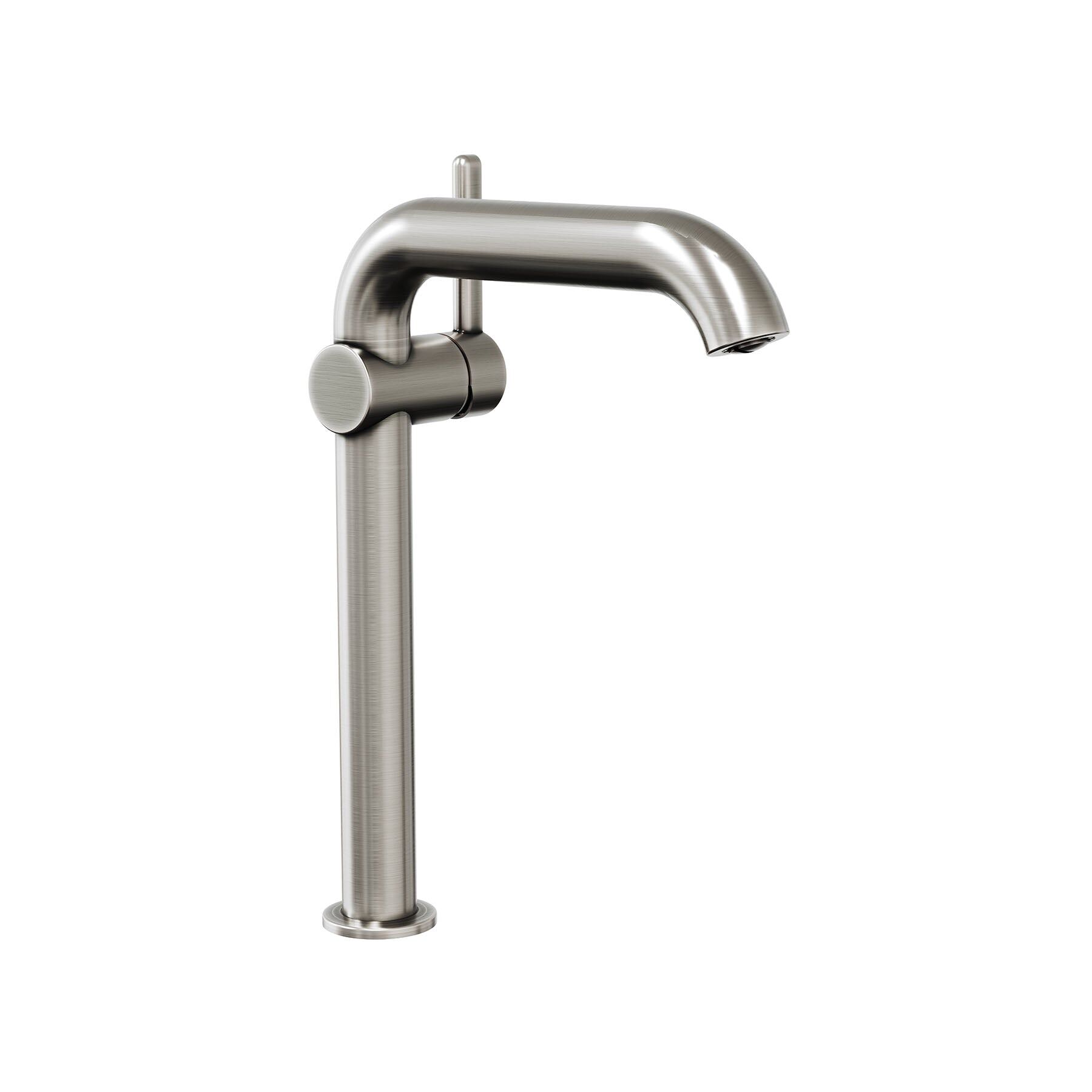 Eterno Tall Lavabo Bataryası Yandan Kollu - Brushed Nickel PVD / 1/2