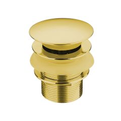 ST 01 Otomatik Sifon Tapası Pirinç - Gold PVD / w/o Hole