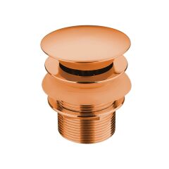 ST 01 Otomatik Sifon Tapası Pirinç - Copper PVD / w.Hole