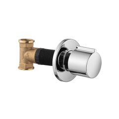 Round Ankastre Ara Musluk - Chrome / PPRC Body ø20