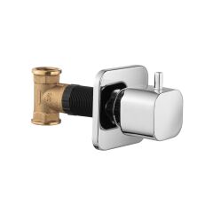 Square Ankastre Ara Musluk - Chrome / PPRC Body ø20