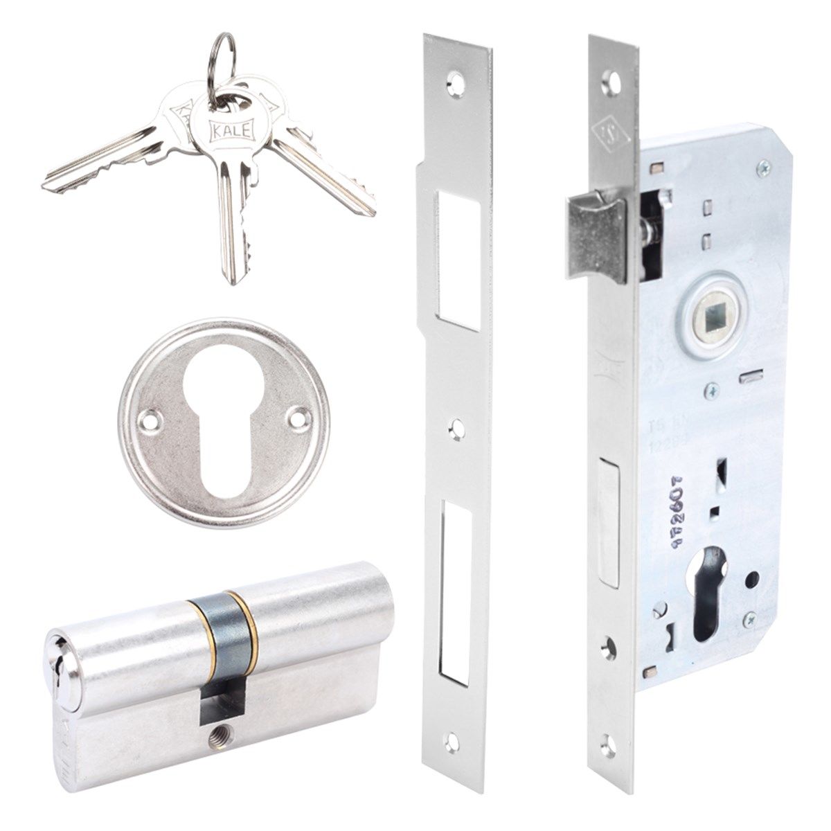 Kale Kilit 152 R Silindirli Çelik Kapı Kilidi