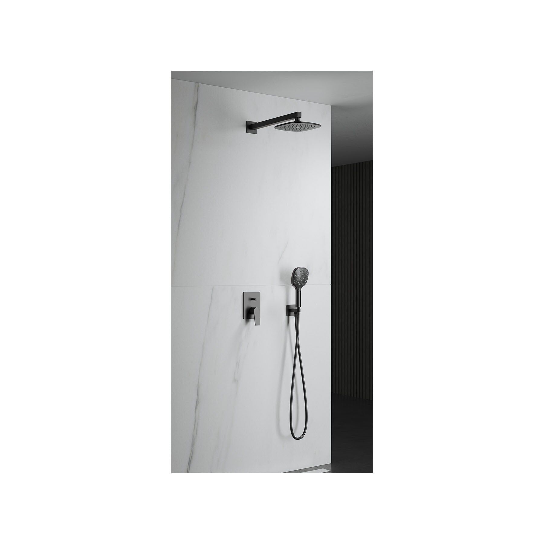 Azure Optimal Ankastre Banyo Seti 2 Yollu - Black
