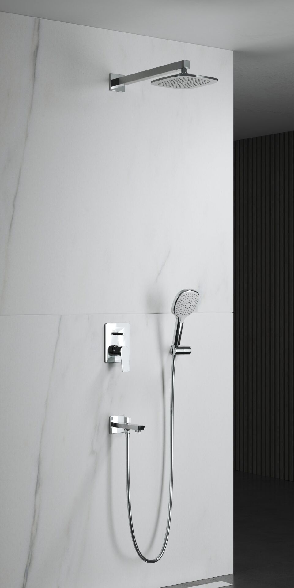 Azure Comfort Ankastre Banyo Seti 2 Yollu - Chrome