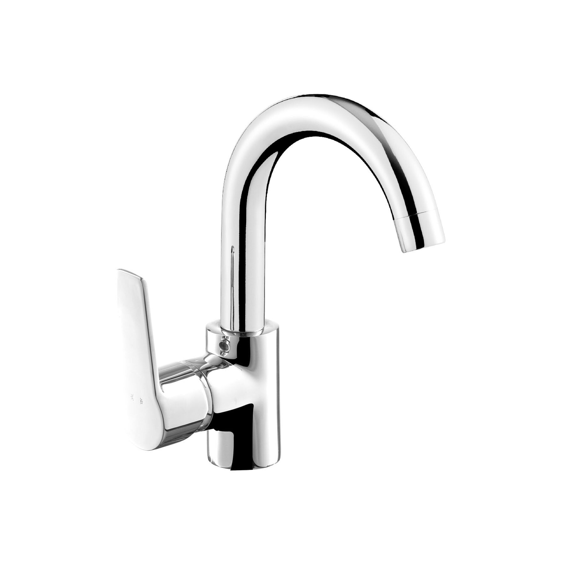Neon S Lavabo Bataryası Döner Borulu - Chrome / 3/8