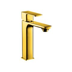Bloc Medium Lavabo Bataryası - Brushed Gold / 3/8