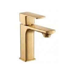 Bloc Regular Lavabo Bataryası - Brushed Gold / 3/8