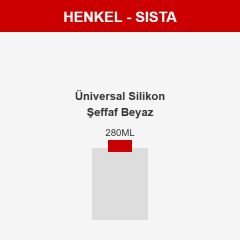 Sista Üniversal Silikon Şeffaf Beyaz 280ML