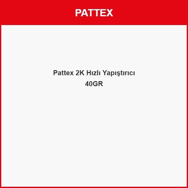 Pattex 2K Hızlı Yapıştırıcı 400ML
