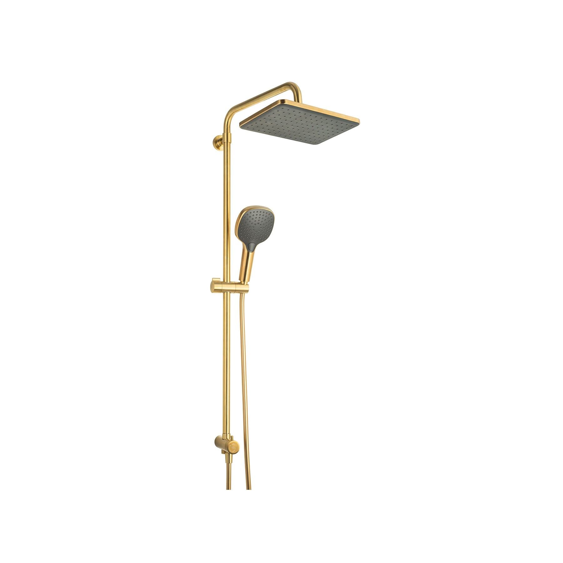 Mode S Rain Duş Seti - Brushed Gold