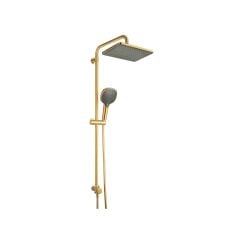 Mode S Rain Duş Seti - Brushed Gold