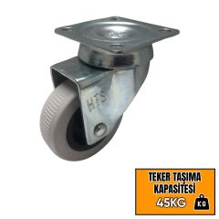 Hts Çift Bilyalı Tablalı Mobilya Tekeri 50 x 20