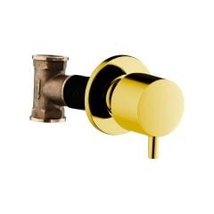Beta Max Ankastre Ara Musluk 90º Seramik Kartuş - Gold