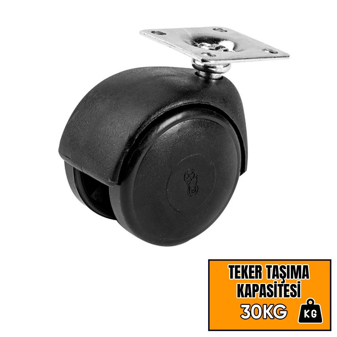 Hts 401 Plastik Büyük Tablalı Mobilya Tekeri