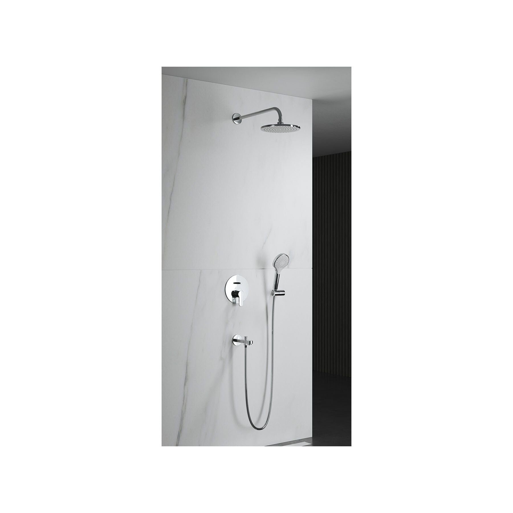 Lento Comfort Ankastre Banyo Bataryası Seti 2-Yollu - Chrome