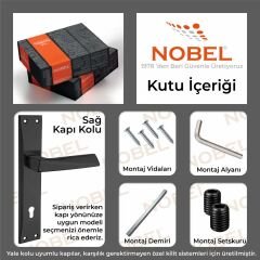Max Penta Kapı Kolu Matsiyah Aynalı YALE SAĞ