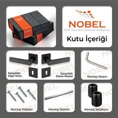 Max Avanti Kapı Kolu Matsiyah Kare Rozetli ODA