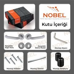 Kayseri Kapı Kolu Paslanmaz Saten Daire Rozetli Ss 304 Kalite ODA