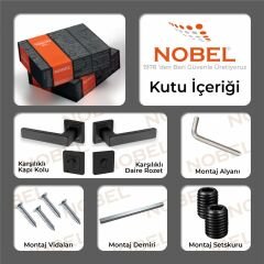 Max Avanti Kapı Kolu Matsiyah Kare Rozetli WC