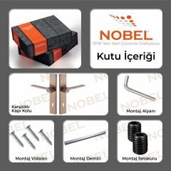 Güneş Kapı Kolu Naturel Bronz Aynalı ODA