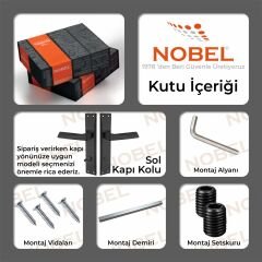 Max Penta Kapı Kolu Matsiyah Aynalı WC SOL