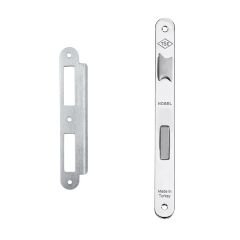 Sessiz Gömme Kilit Krom 40X23 Mm Oval Wc