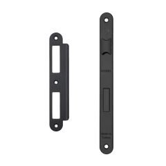 Sessiz Gömme Kilit Siyah 40X23 Mm Oval Wc