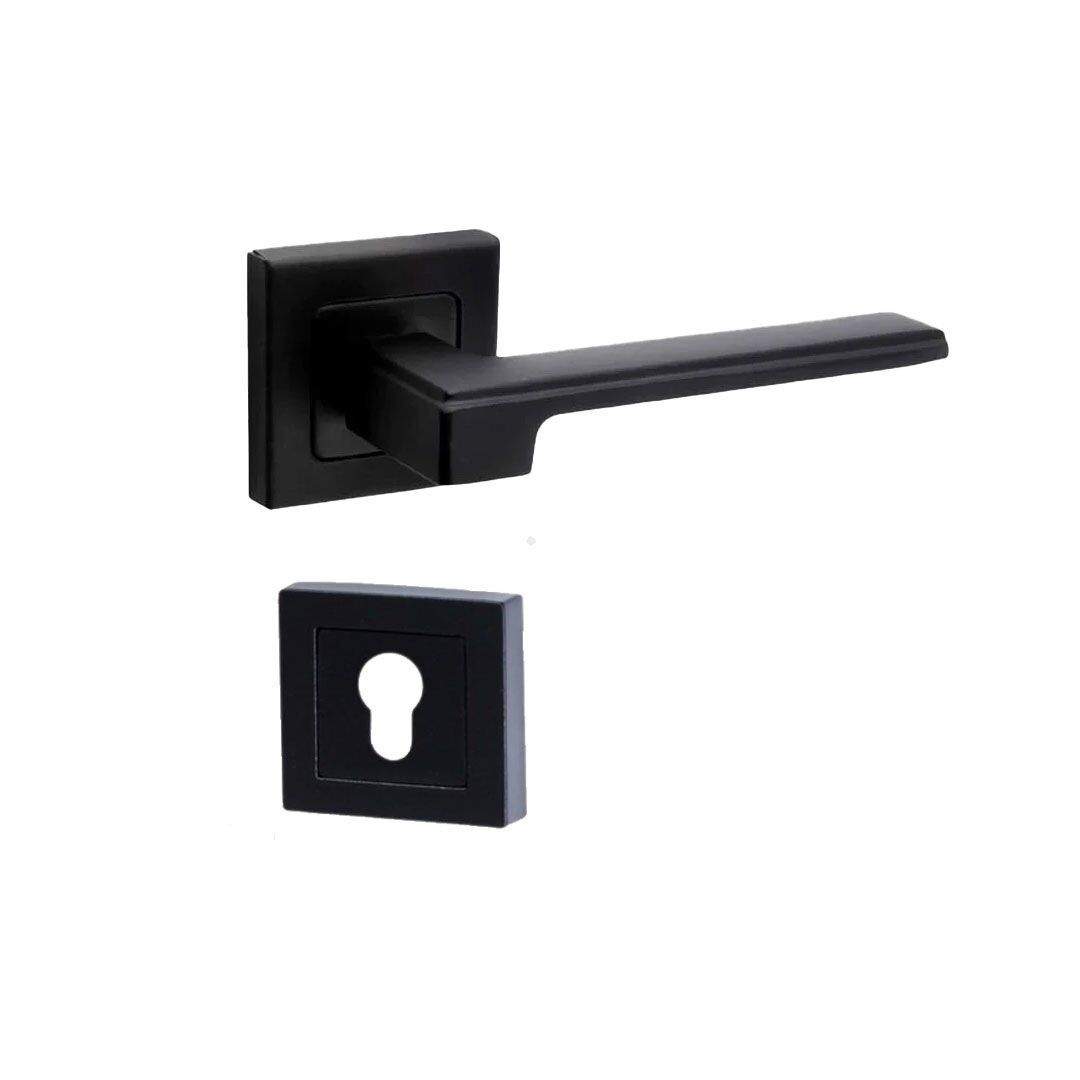 Nobel Max Panama Matsiyah Kare Rozetli Kapı Kolu