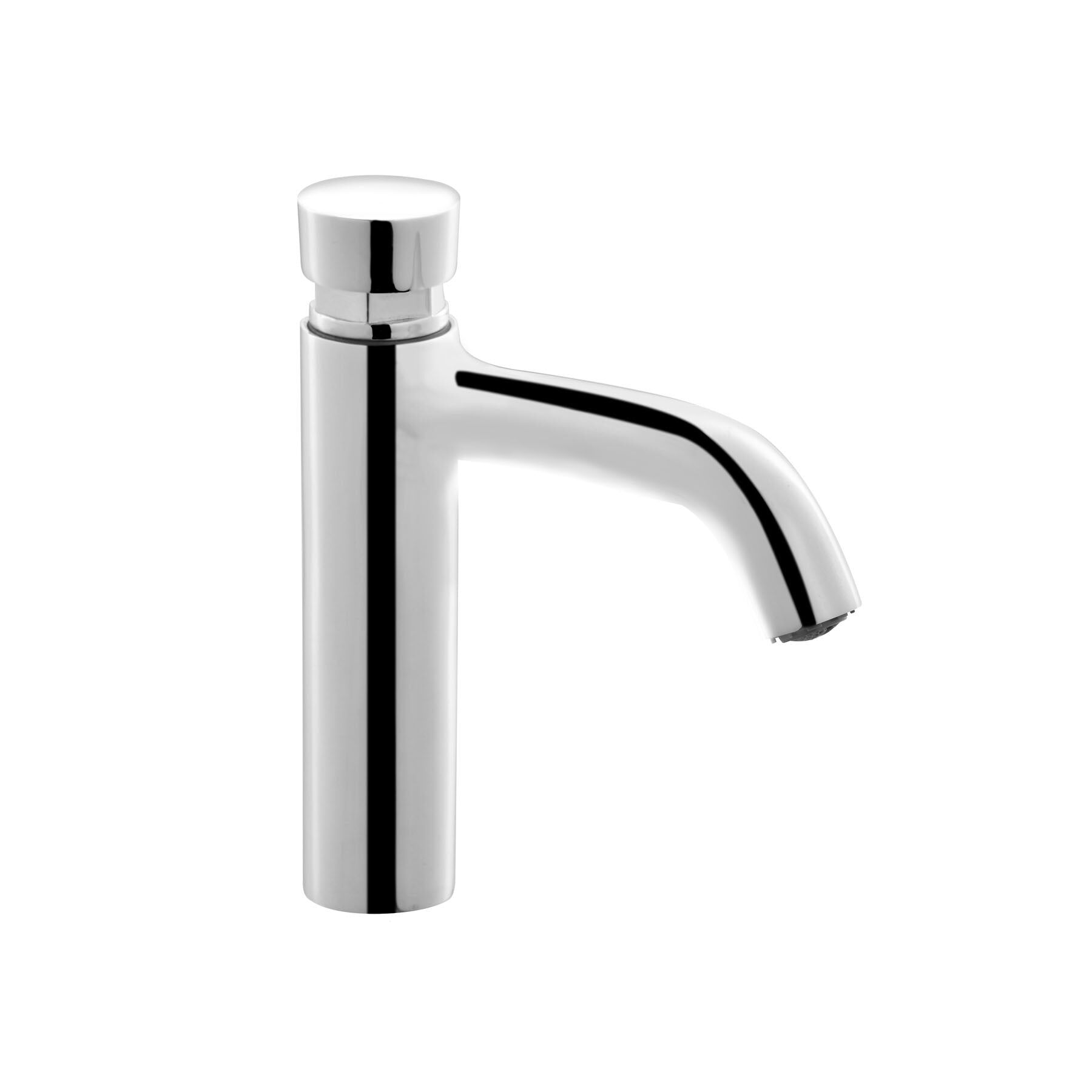 Rondo Kendinden Kapanan Lavabo Bataryası Tek Girişli - Chrome / 1/2