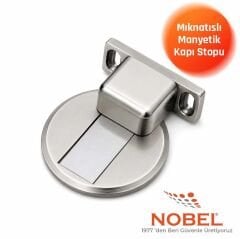 Manyetik Mıknatıslı Kapı Stoperi İnox (Vidalı)