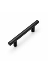 96 mm Metal Mobilya Kulpu – Mutfak Dolap Çekmece Kulpu, Dekoratif Kulp Seti (10 Adet) Mat Siyah