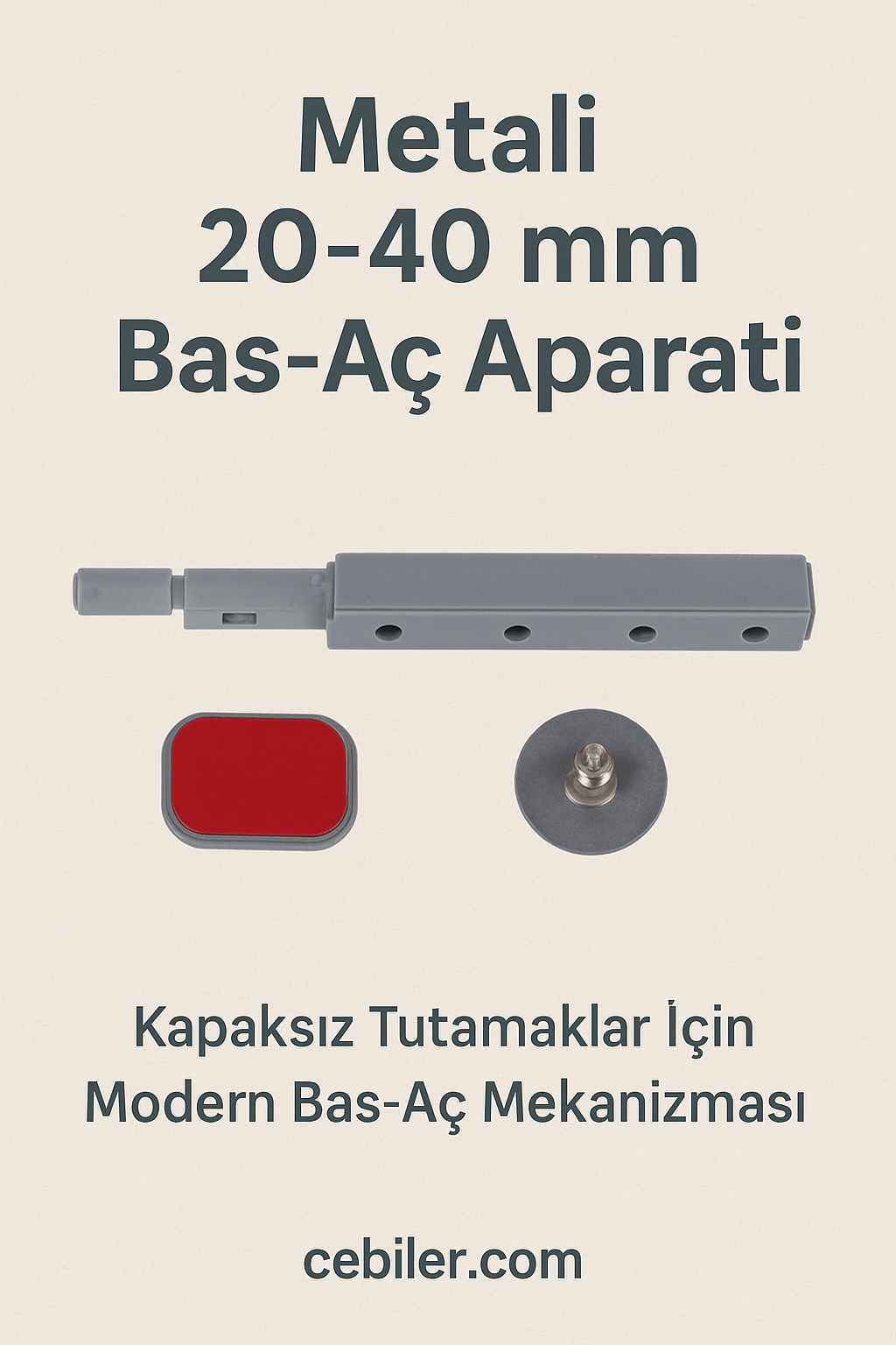 Metali 20-40 mm Bas-Aç Aparatı