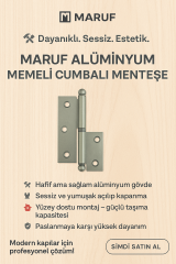 Maruf Alüminyum Memeli Cumbalı Kapı Menteşesi