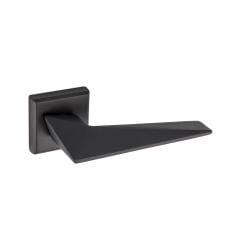 Nobel Ay Siyah Kare Rozetli Kapı Kolu